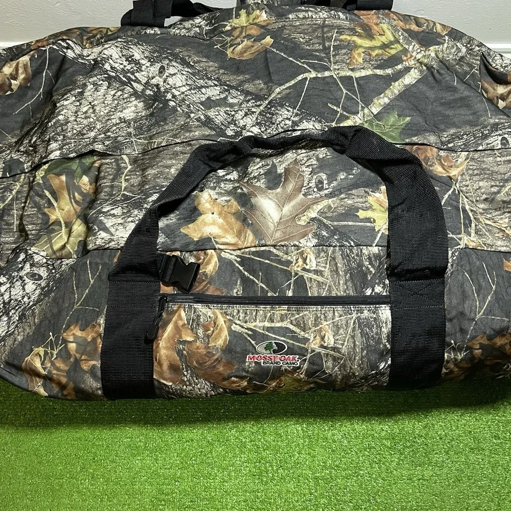 Vintage‎ Y2K Mossy Oak Break Up Duffle Bag XXL HUGE rucksack Backpack 46X25